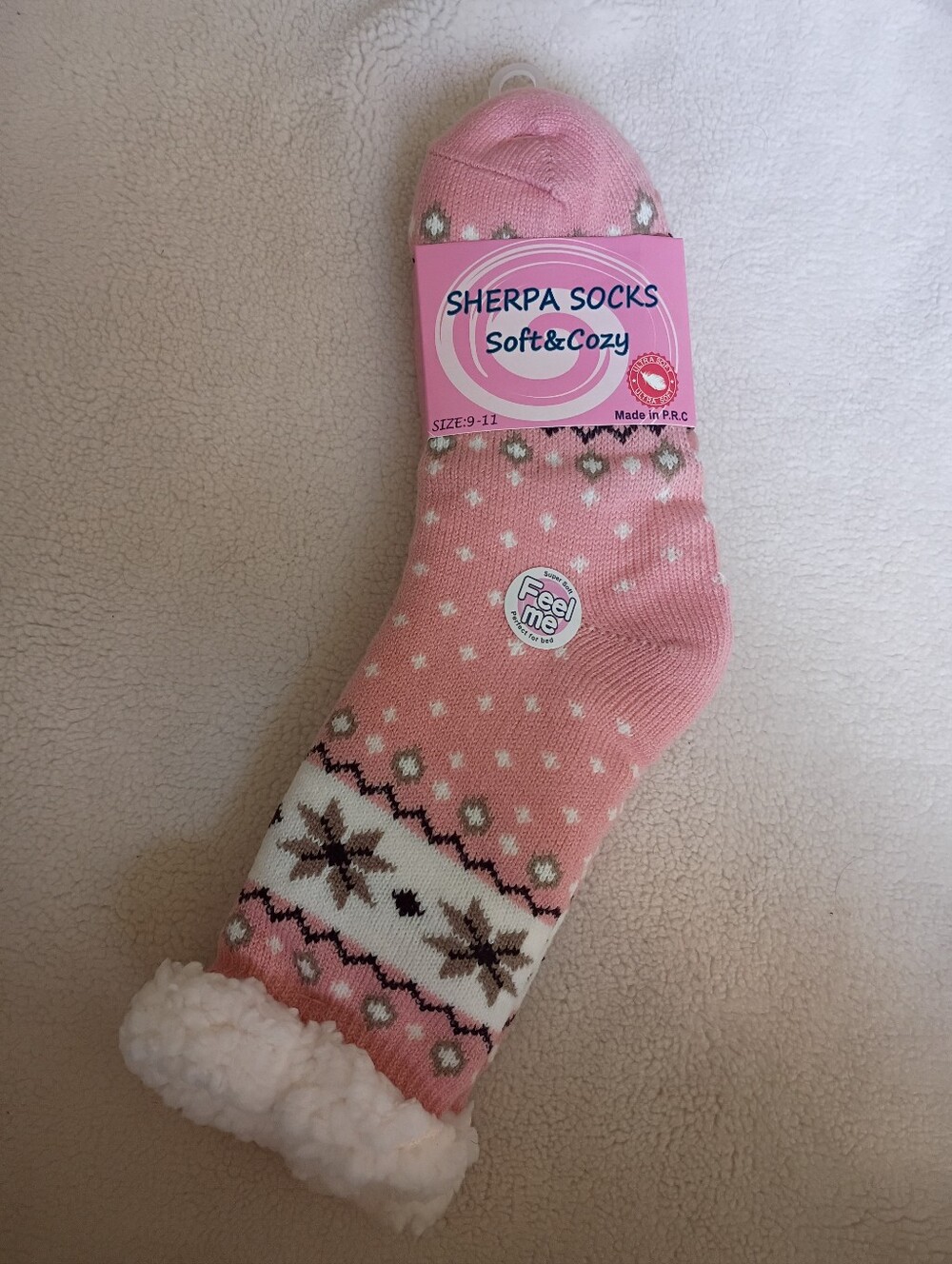 Sherpa Socks Soft & Cozy- Various Colors/Designs - Picture 4 of 10